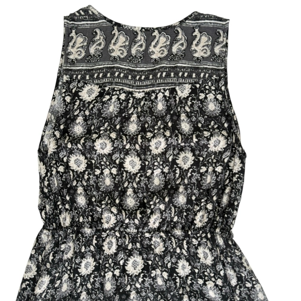 Lucky Brand Womens Floral Sleeveless Midi Dress Medium Paisley Boho Cottagecore - Picture 11 of 16